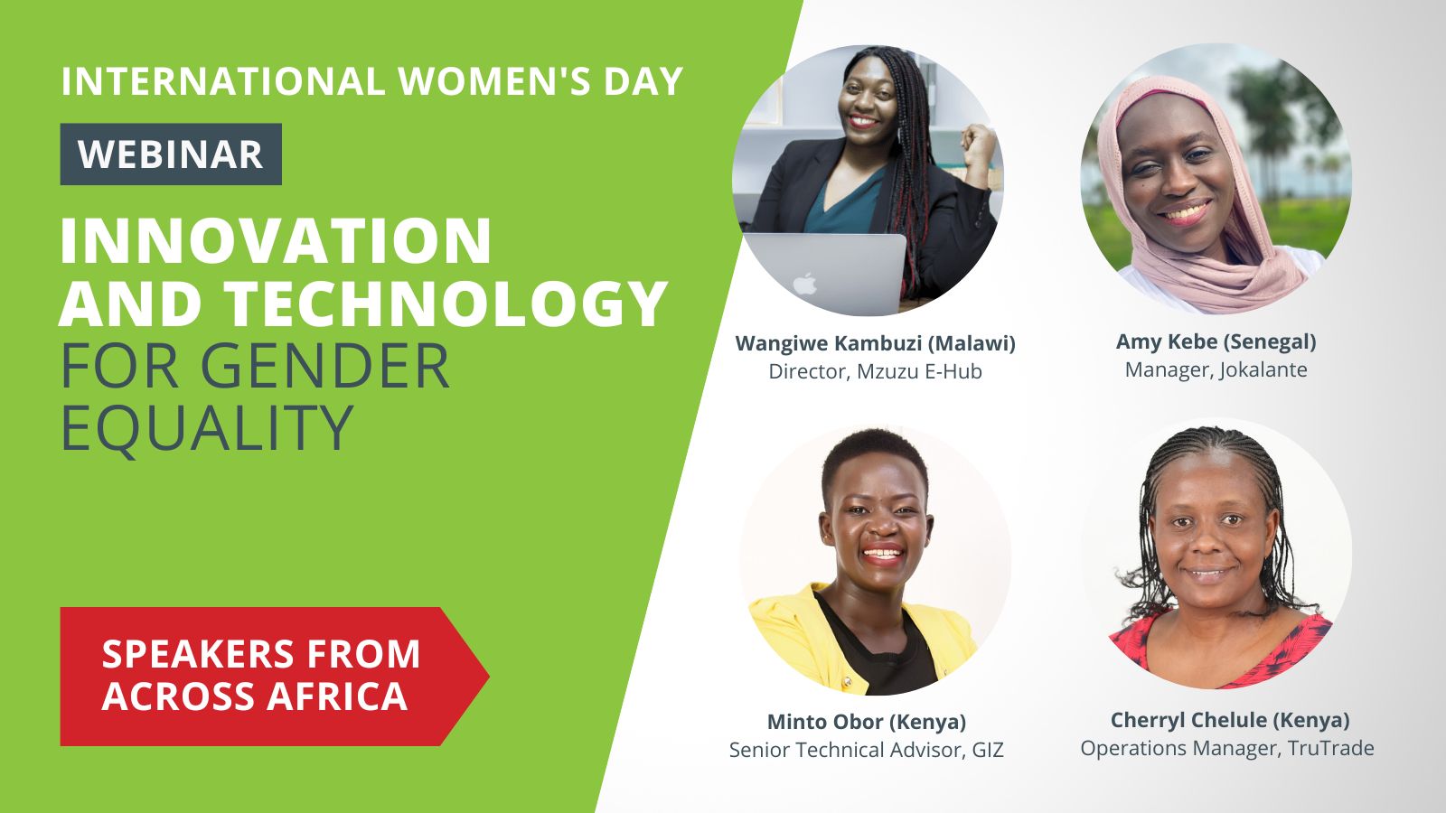 Featured image for “International Women’s Day 2023 webinar recap – Innovation & Technology for Gender Equality”