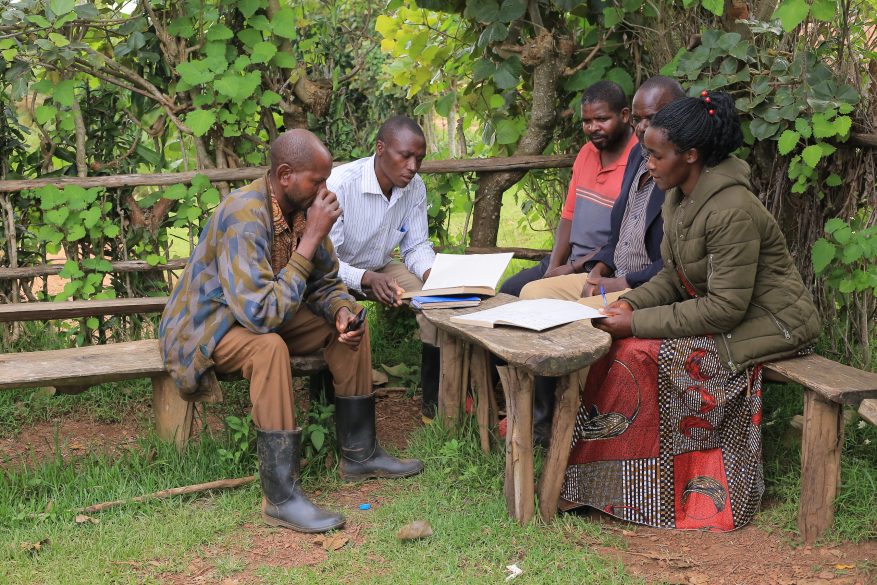 Picture of a village natural resouces management meeting in session