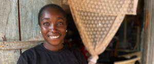 RWE participant outside her shop
